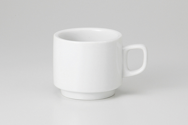 【廃番】白スタック コーヒーカップ