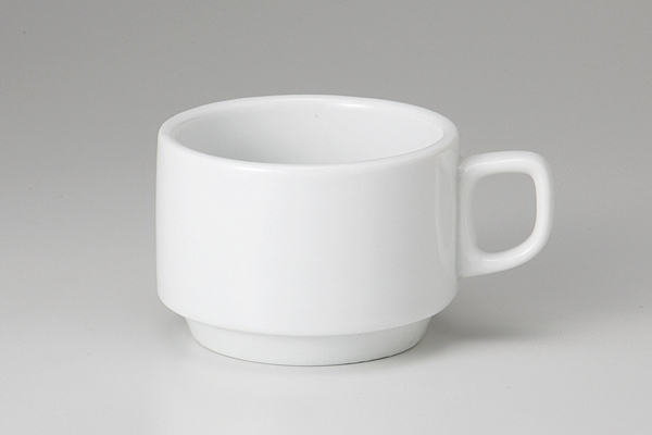 白スタック 紅茶カップ