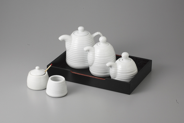 【廃番】千段白磁 ソースポット