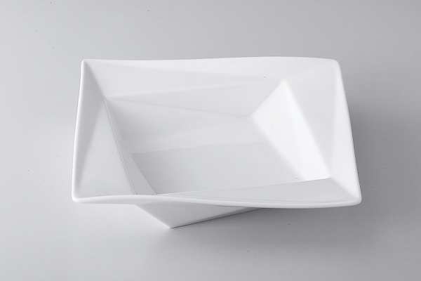 折紙(白) 9吋角スープ