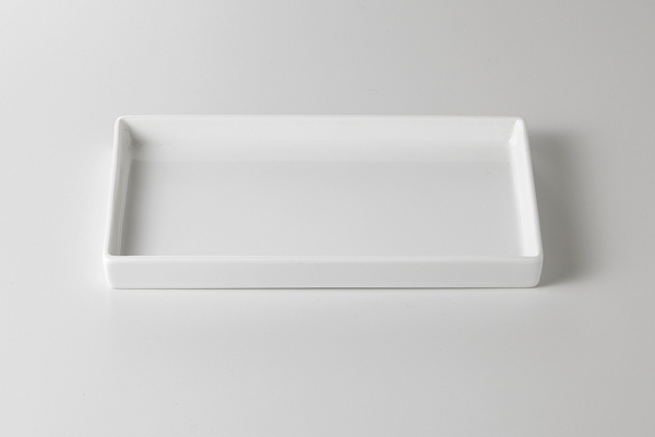 ミラノ(白) 長角盛皿 S