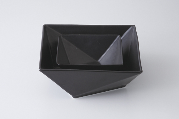 折紙(黒) 15cm角鉢