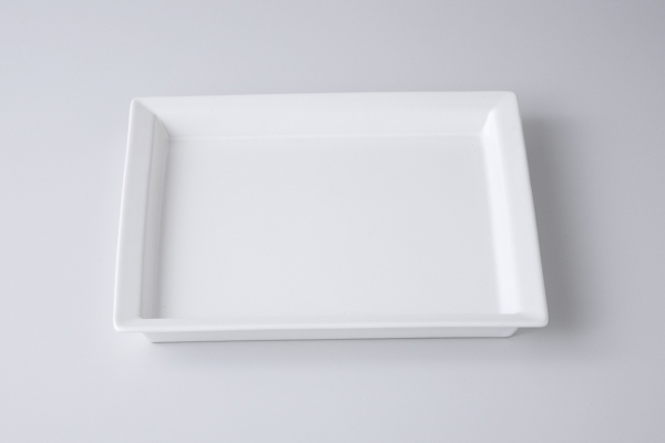 白マット 四方皿