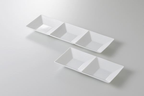 千段 2スパイスプレート白