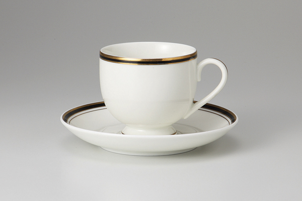 【廃番】アポロ(チャイナボーン) 高台コーヒーC/S