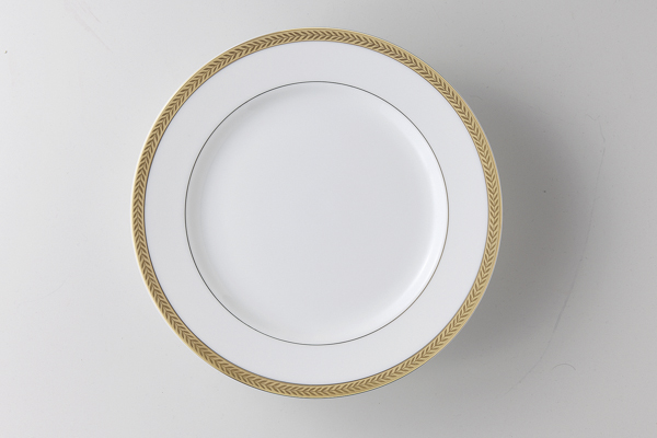 【廃番】ビクトリーゴールド(純白強化磁器) 7半ケ