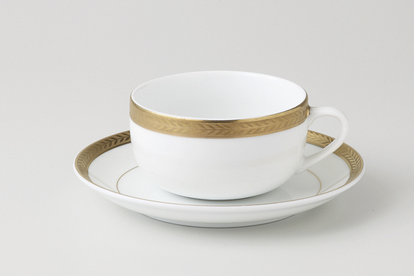 【廃番】ビクトリーゴールド(純白強化磁器) 紅茶カ
