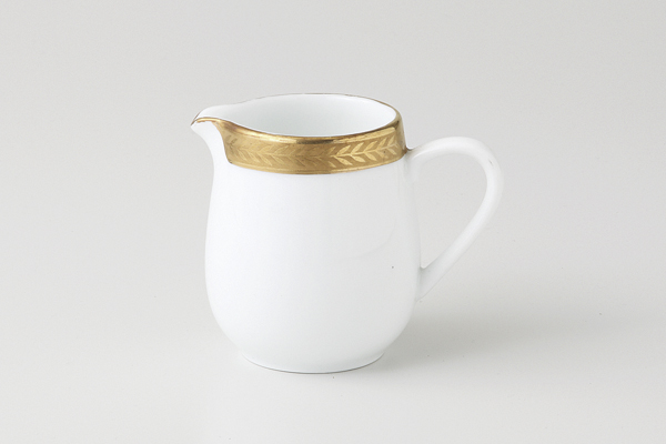 【廃番】ビクトリーゴールド(純白強化磁器) クリー