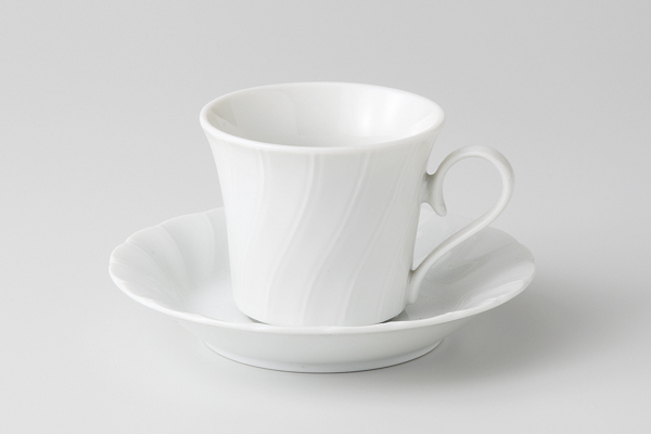 ホワイトシェル コーヒーカップ