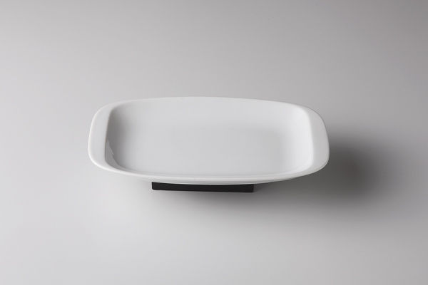 白玉渕 手付角8″プラター