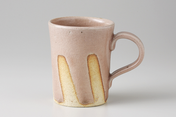 ストライプ ピンクマグ