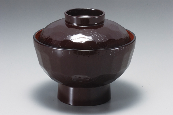 耐熱亀甲丼 (大)新溜内朱