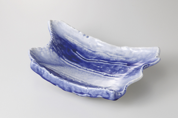 藍流し チギリ皿