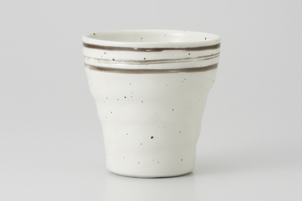白釉ライン フリーカップ