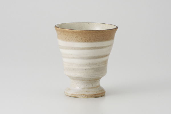 白刷毛 高台カップ