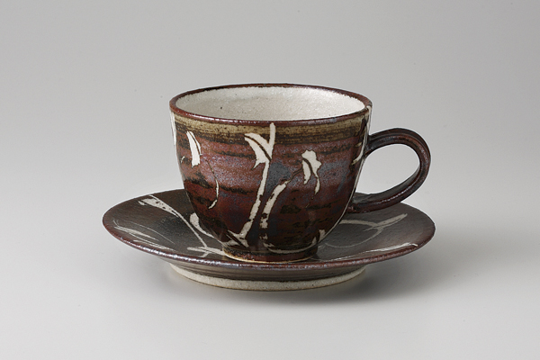 錆ツタ絵抜き コーヒーC/S