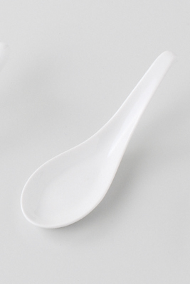 白 むし碗レンゲ