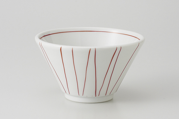 赤ストライプ 4.0切立丼