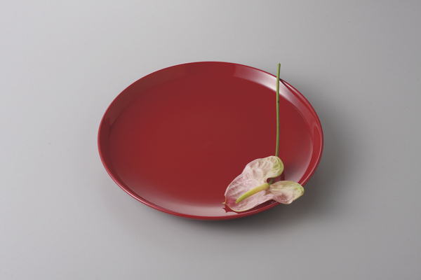 パッションレッド 9吋切立皿