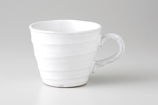 ホワイト 段付マグ