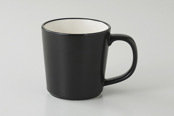 B＆W黒白ヌリ分 切立マグ