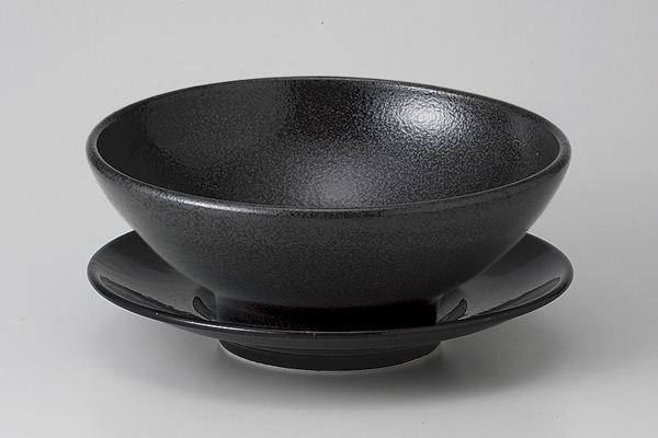 黒ゆず 22cm高台ボール