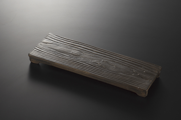 木目 細長皿