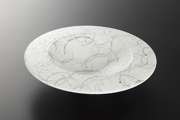 ラスター渦 丸向付