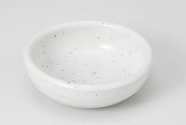 白唐津 厚口深小皿