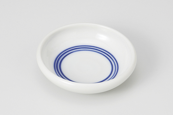 呉須線 丸淵小皿