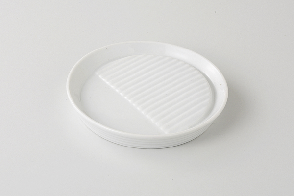 白 ヘルシー皿(小)