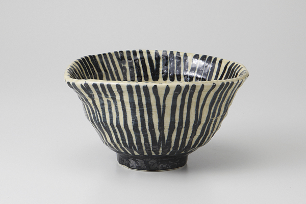 呉須十草 変形鉢