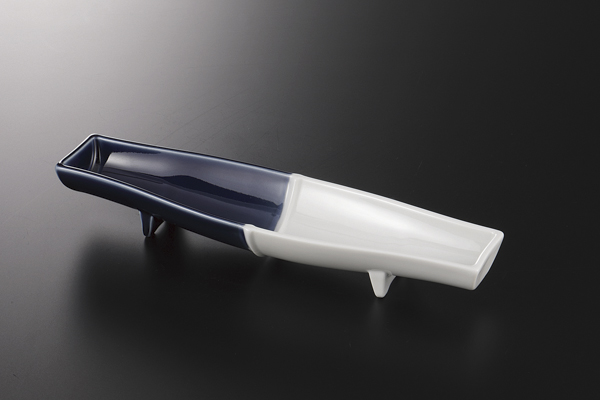 竹節二色分 細付出皿