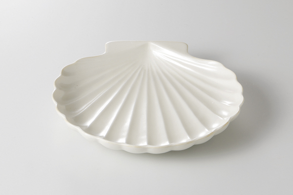 アイボリーシェル型 フルーツ皿