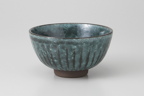 藍彩かいらぎ 茶碗