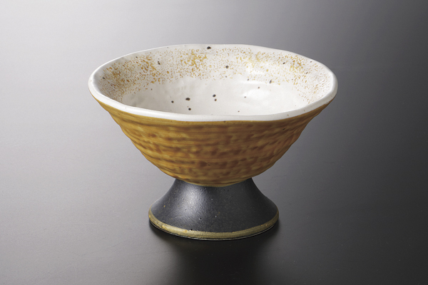 金彩 高台鉢