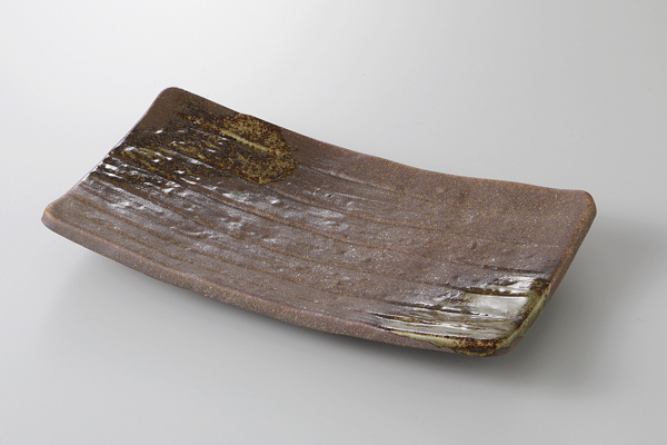 織部流し 焼物皿