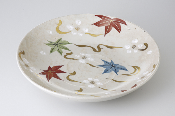 流水立田川 尺一盛皿