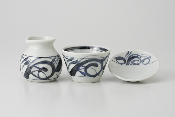 古染渦 一合そば徳利