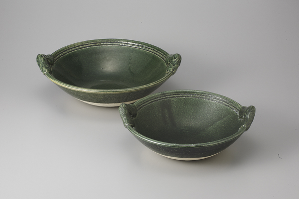 織部(耐熱) 手付鍋(中)