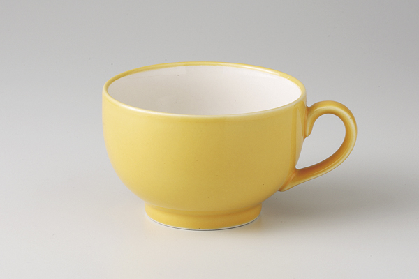 イエロー スープカップ
