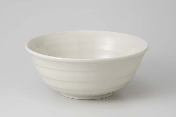 白釉 7.5鉢