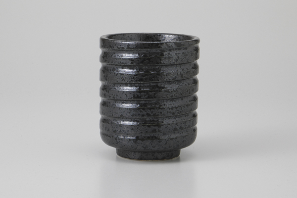 削り渦黒吹 ケズリ渦二八湯呑