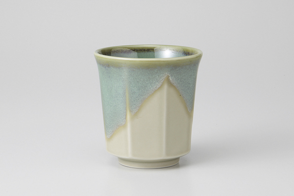 青均窯 8角湯呑