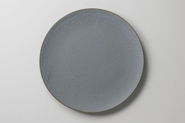 グレージュブルー プレートL