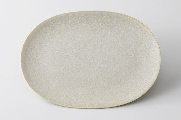 シルバー オーバルプレート21.5cm