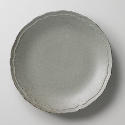 Poire(ポワール)グレー 9インチプレート