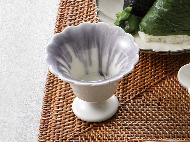 【廃番】プラム 桔梗型ミニ小鉢