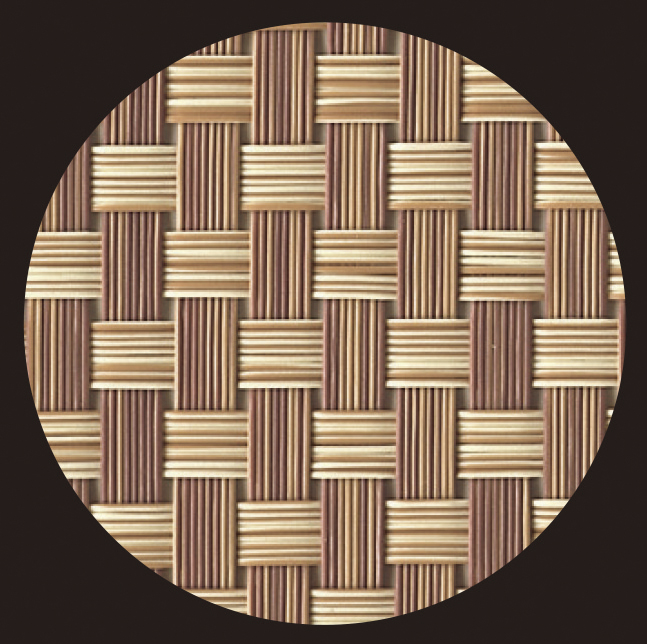 丸ｺｰｽﾀｰ 竹格子