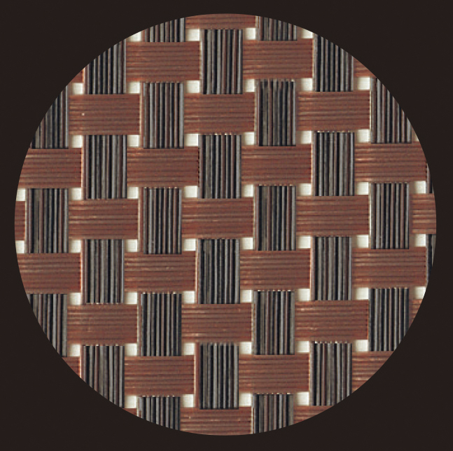 丸ｺｰｽﾀｰ ﾌﾞﾛﾝｽﾞ格子